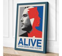 Alive When Skies Are Clear Canvas Wall Art Print 18x12 Inch (46 x 30 cm)