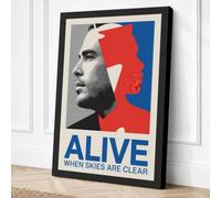 Alive When Skies Are Clear Canvas Wall Art Print 30x20 Inch (76 x 51 cm)