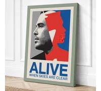 Alive When Skies Are Clear Canvas Wall Art Print 30x20 Inch (76 x 51 cm)
