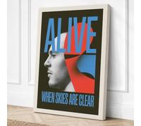 Alive When Skies Are Clear Canvas Wall Art Print 36x24 Inch (91 x 61 cm)