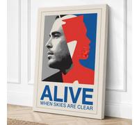 Alive When Skies Are Clear Canvas Wall Art Print 36x24 Inch (91 x 61 cm)