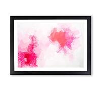Alive with Love in Abstract Framed Print | A2 Black Framed Wall Art | Ready to Hang | Abstract Love Picture | Living Room Bedroom Lounge Office