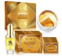 Aliver Crystal Collagen Gold Set - Face Mask, Eye Pads