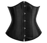 Alivila.Y Fashion Womens Sexy Vintage Underbust Waist Training Corset 2686A-Black-M