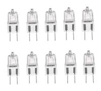 ALIVIM 10Pcs G8 120V 20W 35W 50W Halogen Light Glass Bulb LED Lamp Inserted Bead Crystal Warm White,20W