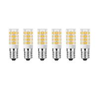 ALIVIM 6 Pcs E14 AC220V 5W LED Lamp Ceramic SMD2835 Bulb Spotlight Halogen Light Wholesale Non Dimmable No Flicker,Warm White
