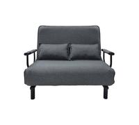 Alivio 2-In-1 Double Folding Sofa Bed 6-Level Adjustable Backrest in Grey Alivio Grey
