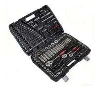 Alivio 216 Piece Universal Tool Set 1/4" 3/8" 1/2" Drive Socket Set with Ratchets, Wrenches & Bits, Durable Carbon Steel Tools in Heavy-Duty Blow-Moulded Case