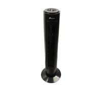 Alivio 29In 3 Speed Oscillating Tower Fan 25 Ft/s Velocity (Black)