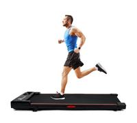 Alivio 2HP Foldable Walking Pad Treadmill Ultra-Quiet 1 - 6 km/h & LED Display in Black | Size: 105 cm Alivio Black 105 cm