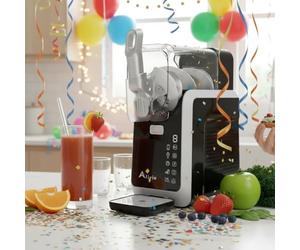 Alivio 2L Automatic Cold Drink Dispenser, Multi-Purpose Digital Display Frozen Drink & Beverage Slushy Maker, One-Touch Beverage Machine for Juice, Iced Coffee, Cocktails & Mocktails for Home & Party