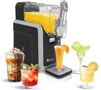 Alivio 2L Automatic Cold Press Juicer Machine Beverage Slushie Maker, Fruit Juice, Frozen Cocktails, Milkshake, Low Noise One-Touch Operation, Compact Design Slushie Machine Home & Kitchen Appliances
