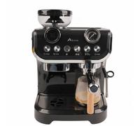 Alivio 2L Bean to Cup Coffee Machine, Automatic Coffee Maker w/ Grinder & Milk, Professional Espresso Cappuccino Maker for Office Home 1450W (Black) Alivio Black