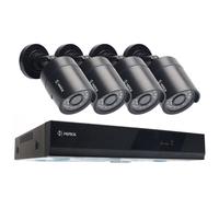 Alivio 4 Channel 500GB HDD 5MP CCTV Security Camera Kit in Black Alivio Black