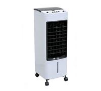 Alivio 4L Portable Air Cooler Humidifier 65W with 3 Fan Speed, 3 Modes, 2 Ice Pack, 120 Degree Oscillation (White) in White Alivio White
