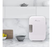 Alivio 4L Portable Compact Mini Fridge Cooler in White Alivio White