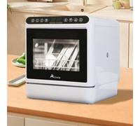 Alivio 6L Portable Countertop Dishwasher Dual Water Supply