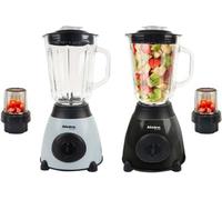 Alivio Bistro Chef 2-In-1 Ice Nuts Crushing Mixer Blender 850W (Blue & Black, Pack Of 2)