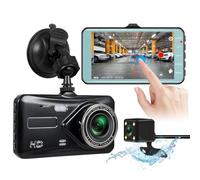 Alivio Dash Cam Front and Rear Camera 1080P, Full HD Dual Dash In Car Camera Dashcam - 170° Wide Angle Lens HDR with 4.0" Display, Night Vision Motion Detection, G-sensor & Parking Monitor