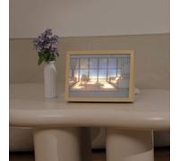 Alivio Decoration Frame Lights Christmas Wall Decoration In Warm Lights 31 X 22Cm