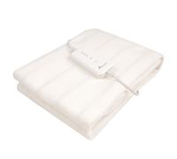 Alivio Electric Blanket Underblanket Overheat Protection Warm in White | Size: Single Alivio White Single