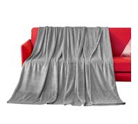 Alivio Faux Fur Soft Throw Blanket, 125 x 150cm Versatile Blanket Fluffy Soft Throw, Warm Cozy Plush Lightweight Throw for Bed Sofa & Couch (Grey)