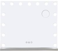 Alivio Hollywood Vanity Mirror w/ 15 LED Bulbs, 60 x 52cm Large Cosmetic Makeup Mirror, USB & Type-C Charging Port, 10X Magnifying Smart Touch 3 Alivio White 60 x 52 cm