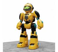 Alivio Kids Remote Control Ai Intelligent Voice Robot (Black & Yellow)