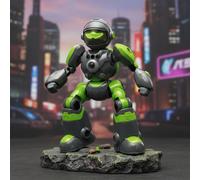Alivio Kids Remote Control Ai Intelligent Voice Robot (Green & Grey)