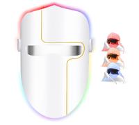 Alivio LED Light Face Mask with 7 Color LED Light Therapy for Anti-Aging, Acne, Oil Control, Youthful Skin in White Alivio White