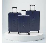 Alivio Lightweight Expandable Hard Shell Trolley Suitcase With Wheels (Blue)