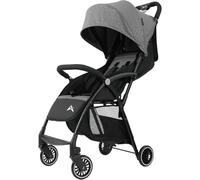 Alivio Lightweight Pushchair, Folding Baby Stroller 0-3 Years, Toddlers Travel Stroller with Mosquito Nets, Shoulder Strap, Anti-Friction & Wheels (Grey)