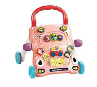 Alivio Magical Activity Walker - Baby Walker with Shapes, Sounds, Music, Educational Toy for Babies (Pink)