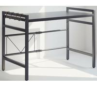 Alivio Multifunctional Expandable Desktop & Kitchen Microwave Storage Rack - Adjustable, Heavy-Duty, Heat-Resistant Countertop Organizer with Hook