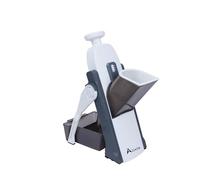 Alivio Multifunctional Spring Slicer - Vegetable Slicer, Dicer, Julienne, Stick Cutter with Stainless Steel Blade & 4 Cutting Modes, Safe & Unique Kitchen Gadgets (Grey)