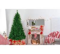 Alivio Natural Looking Artificial Christmas Tree With Metal Stand : 7ft