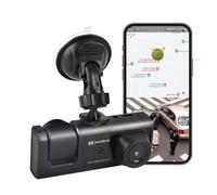 Alivio Night Vision Motion Detection Dash Cam Front & Rear Camera 1080P, G-sensor Full HD Dual Dash In Car Dashcam in Black Alivio Black