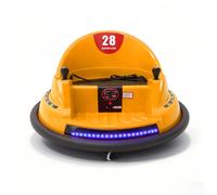 Alivio Remote Control Bumper Car for Kids, 360 Spin Ride-On Toy in Yellow Alivio Yellow