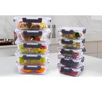 Alivio Ten-Pack Food Storage Containers with Lid