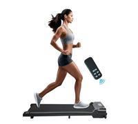 Alivio Under Desk Walking Pad Treadmill with Remote Control & LCD Display in Black Alivio Black