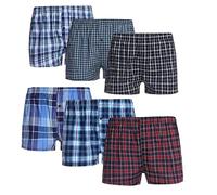 Aliwal Fashion 3 Pack Men’s Woven Boxer shorts, Extra Comfort Loose Boxers, Men’s Knit Briefs, Cotton Rich Assorted Colour Underwear, Boxer shorts for Mens Boxer Trunks (XXLarge)