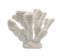 ALIWINER White Coral Decor,Faux Artificial Coral Statue, Beach Style Lifelike Coral Figurine,Nautical Decor for Beach Theme Home Decor, Wedding Decor, Tabletop Decoration