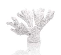 ALIWINER White Coral Faux Resin Coral Reef Sculpture Nautical Tabletop Decoration Realistic Faux Branch Coral Sculpture Home Decoration Beach Theme Party Wedding Decor Window Display