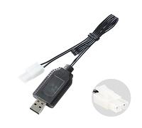 Aliwisdom Universal RC Charger Cable with tamiya Plug/KET 2P Connector for (4-8s) 4.8V 6V 7.2V 8.4V 9.6V Ni-MH/Ni-CD Battery Pack, Compatible RC Car/Boat/Plane/Drone/Tank (8.4V)