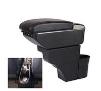 ALIWS Storage Box Armrest,Car Arm Rest For Nissan For Note Armrests Central Storage Box Car Armrest Box Modification Accessories With USB Easy To Install Central Armrest Console