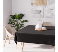 ALIX black square stain resistant tablecloth 180x180 cm
