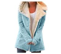 Alix Earle Storefront Women's Blue, White, Pink, Black Casual Cropped Oversized Linen/50%, Wool/50% Coat Size 5XL to 6XL