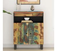 alix reclaimed solid wood sideboard with 2 doors in multicolour