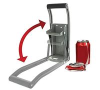 ALIXIN-2In1Steel Aluminum Can Crusher/Bottle Opener,Easy Can Crusher Heavy Duty Wall Mounted Can Crusher Recycler Pull Aluminum Soda Bottle Opener Beer Recycling,Eco-Friendly Recycling Tool(16OZ)