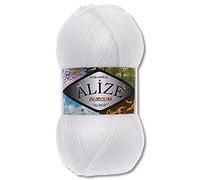 Alize 100g Burcum Klasik Wool (White (55))